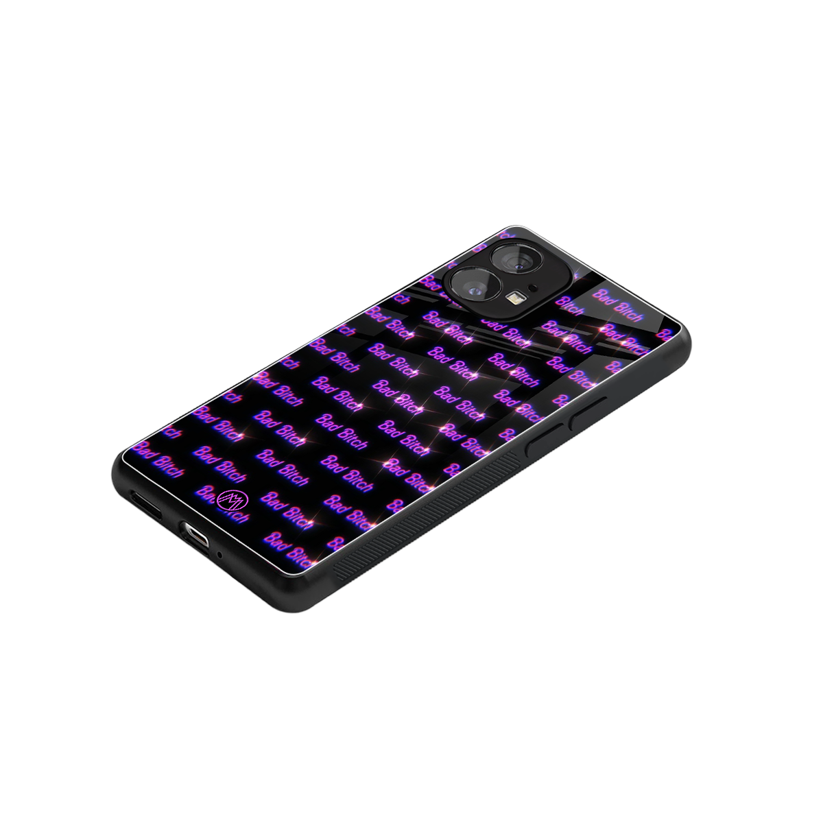 bad bitch back phone cover | glass case for nothing phone 1