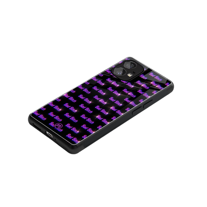 bad bitch back phone cover | glass case for nothing phone 1