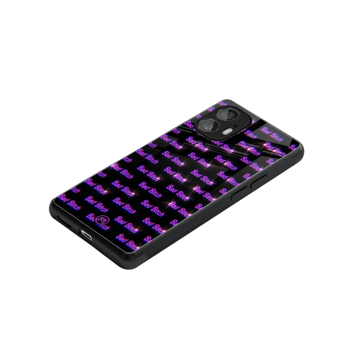 bad bitch back phone cover | glass case for nothing phone 2