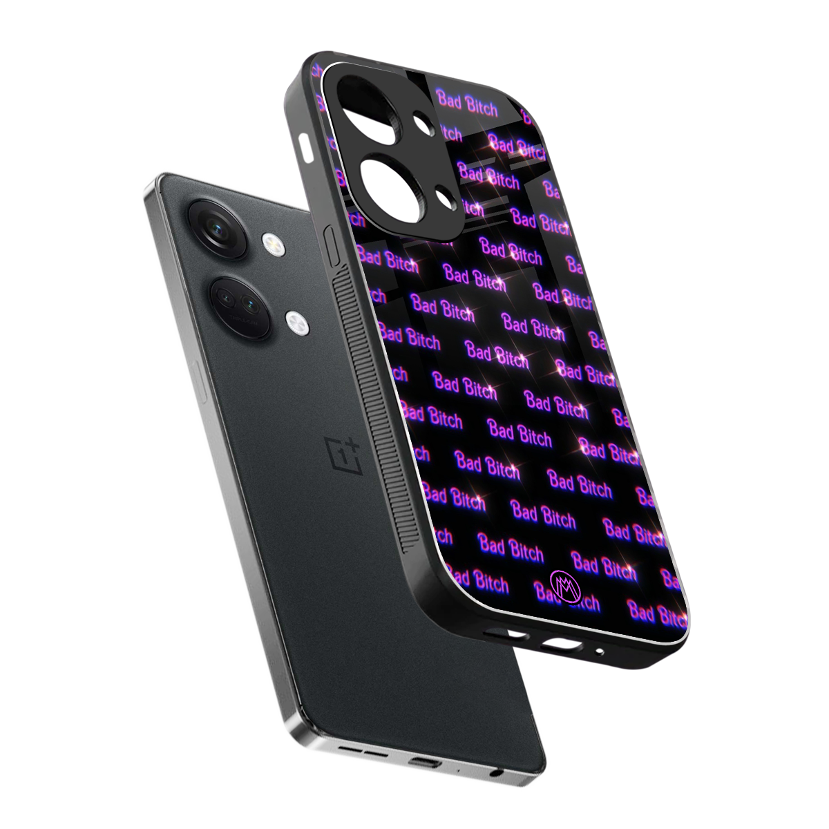 bad bitch back phone cover | glass case for oneplus nord 3