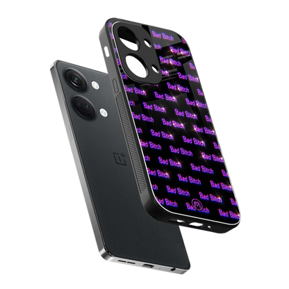 bad bitch back phone cover | glass case for oneplus nord 3
