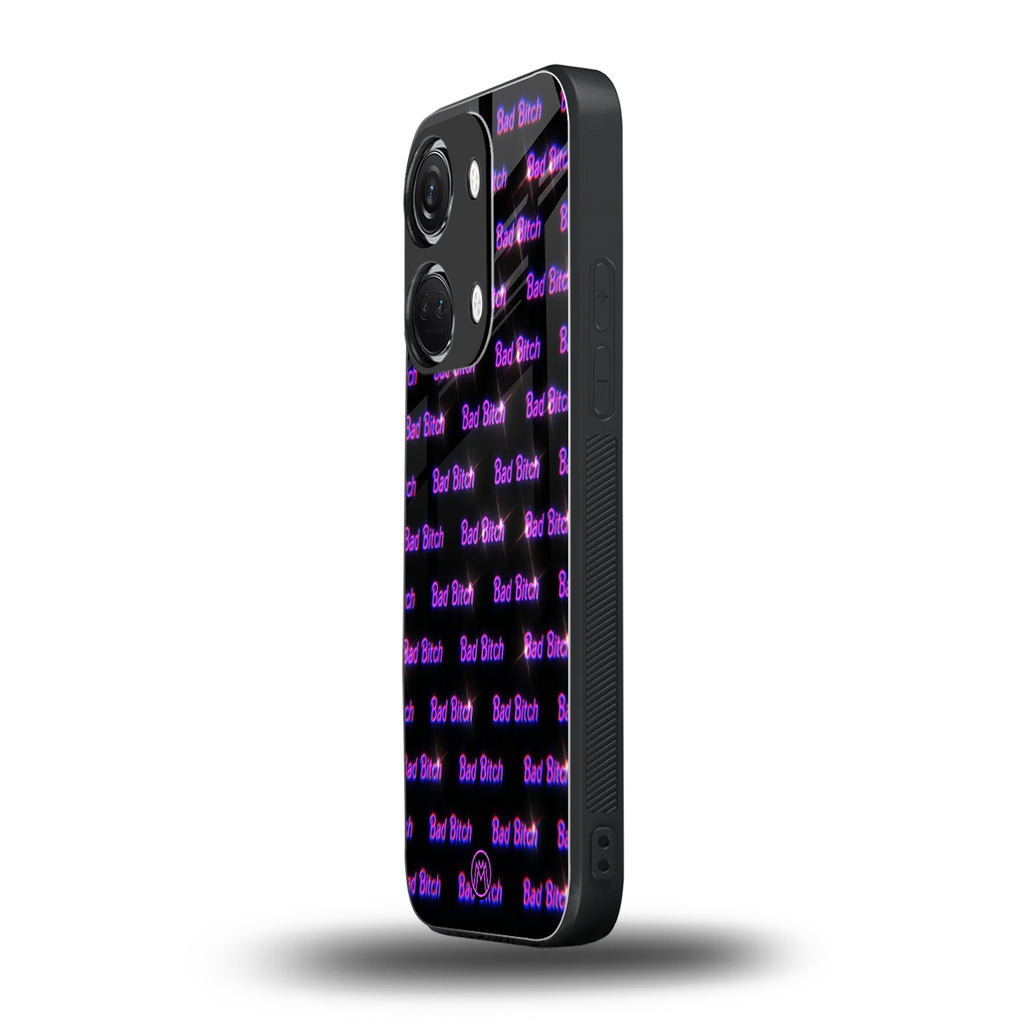 bad bitch back phone cover | glass case for oneplus nord 3