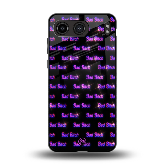 bad bitch back phone cover | glass case for oneplus nord 4