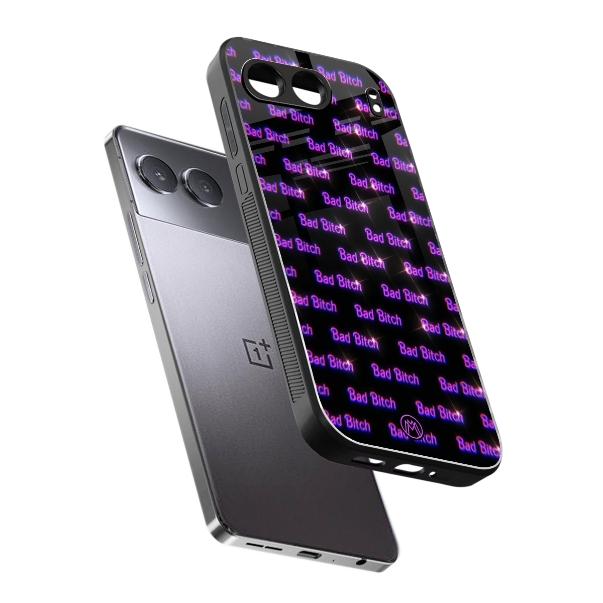 bad bitch back phone cover | glass case for oneplus nord 4