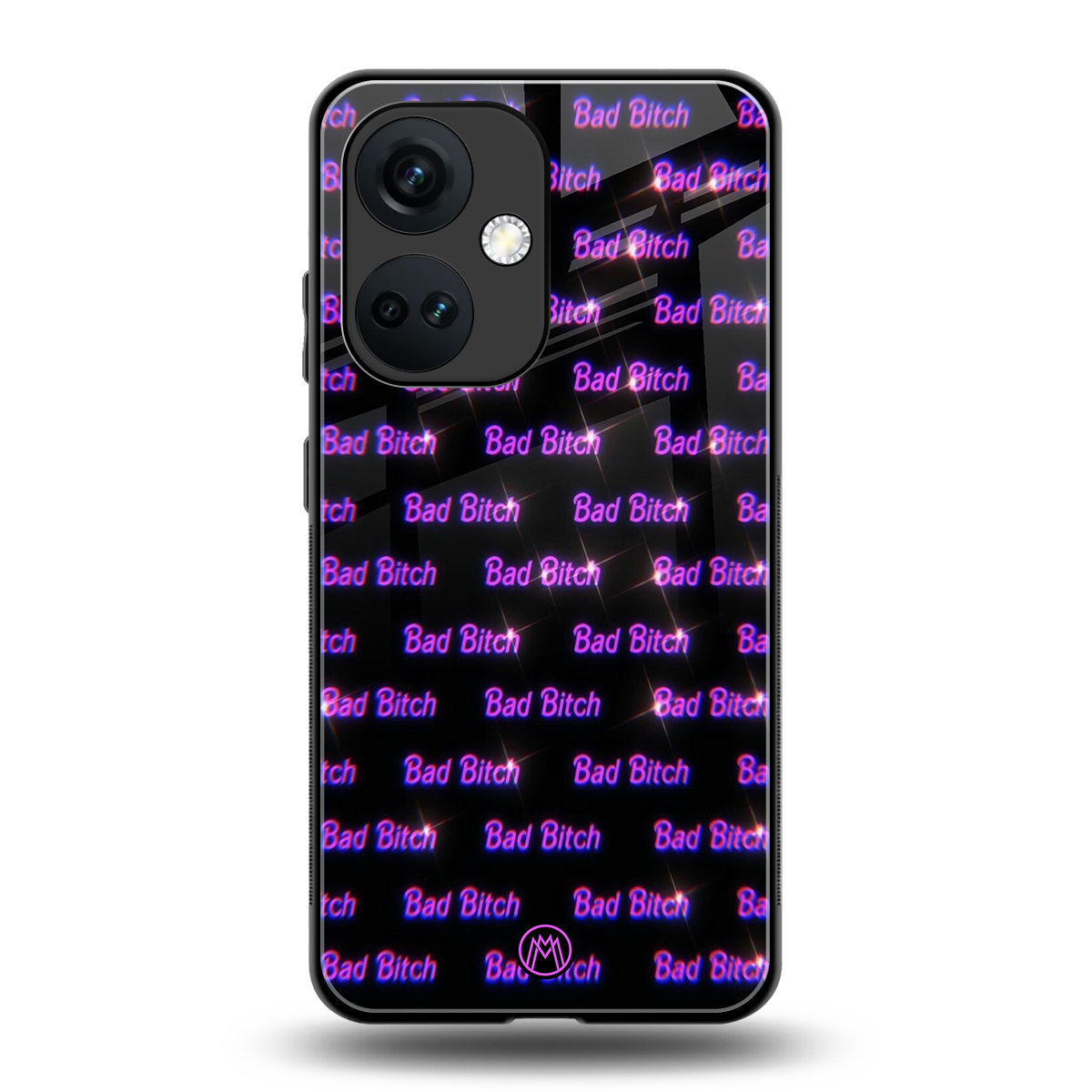 bad bitch back phone cover | glass case for oneplus nord ce 3