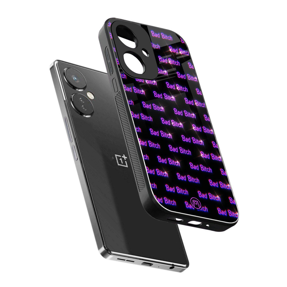 bad bitch back phone cover | glass case for oneplus nord ce 3