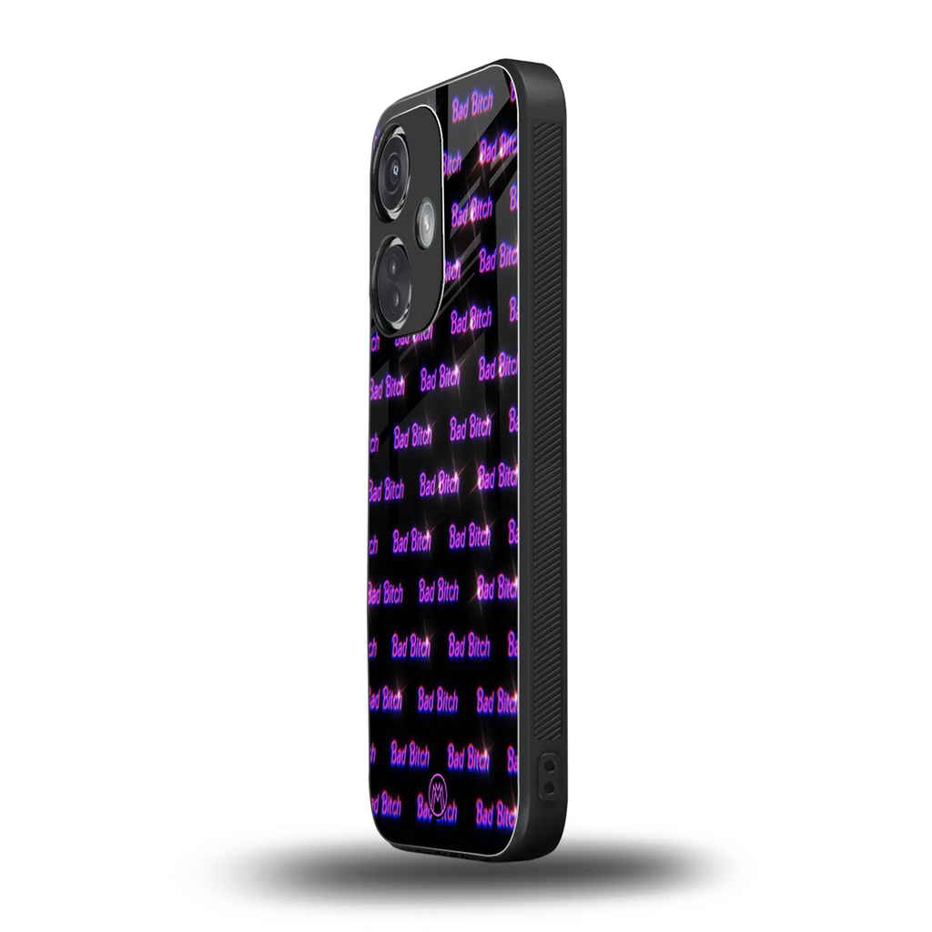 bad bitch back phone cover | glass case for oneplus nord ce 3