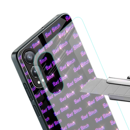 bad bitch back phone cover | glass case for oneplus nord ce 4 lite