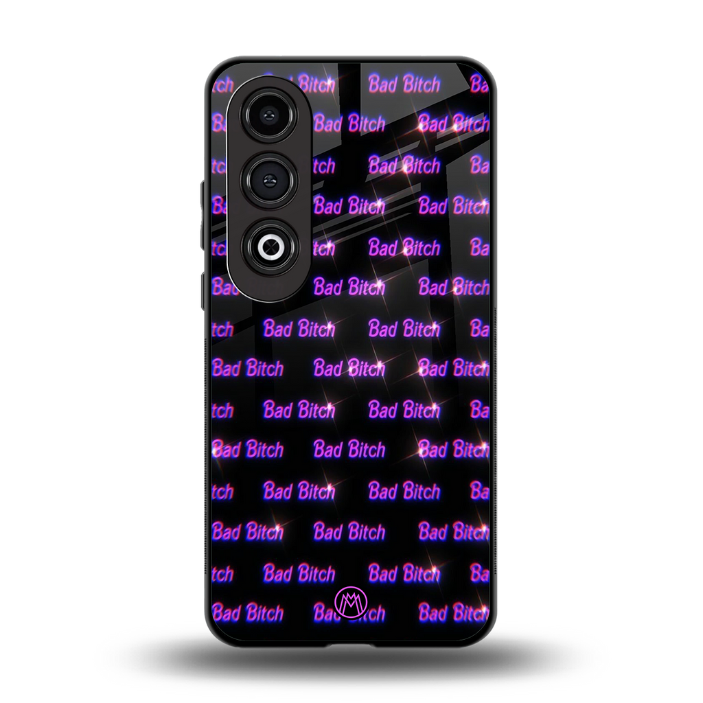 bad bitch back phone cover | glass case for oneplus nord ce 4