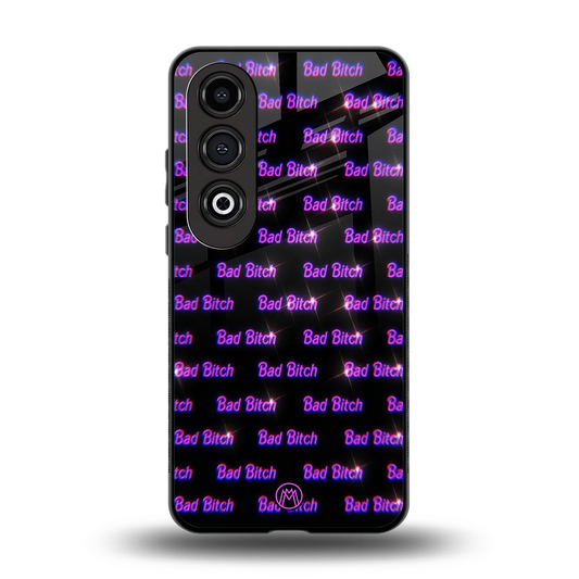 bad bitch back phone cover | glass case for oneplus nord ce 4