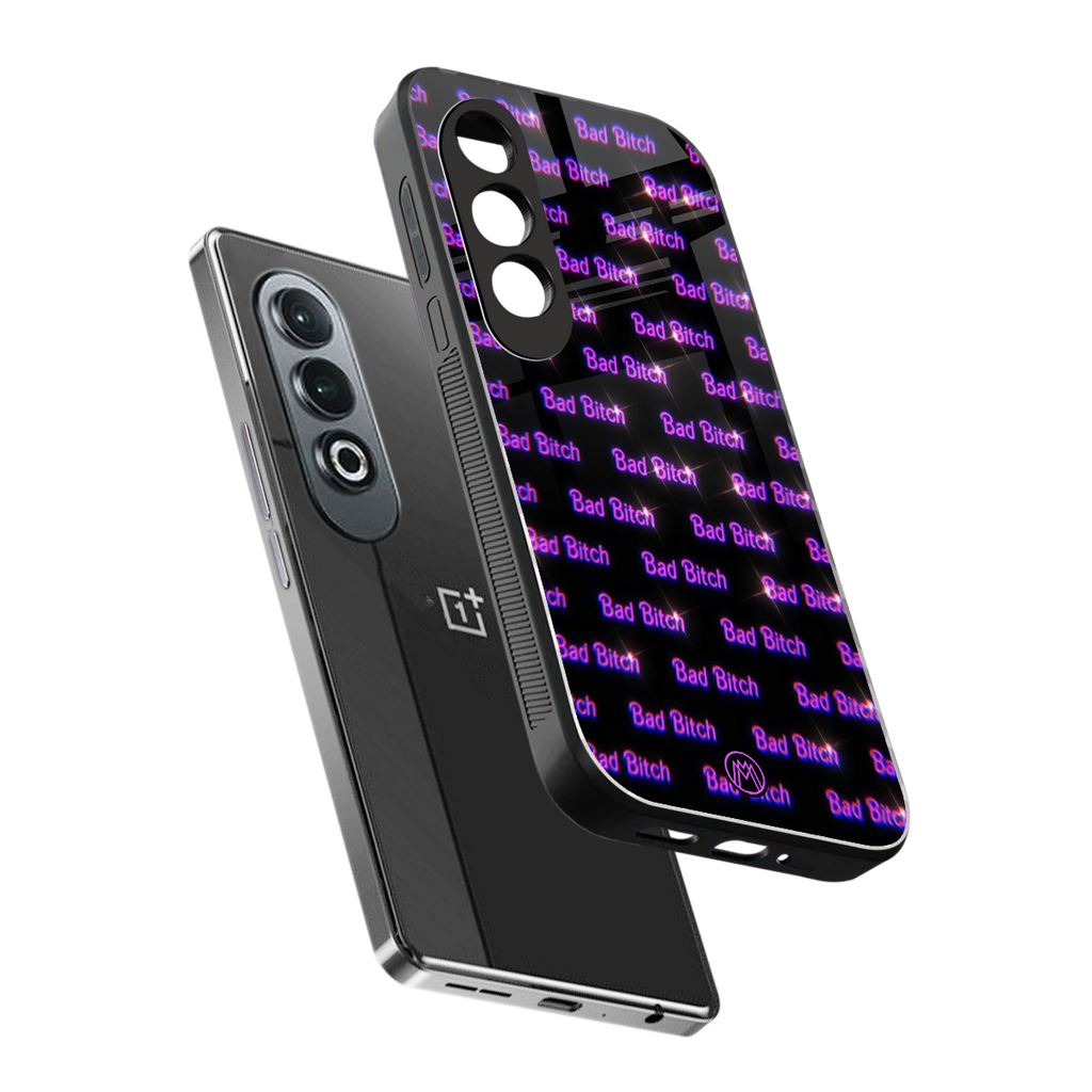 bad bitch back phone cover | glass case for oneplus nord ce 4