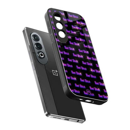 bad bitch back phone cover | glass case for oneplus nord ce 4