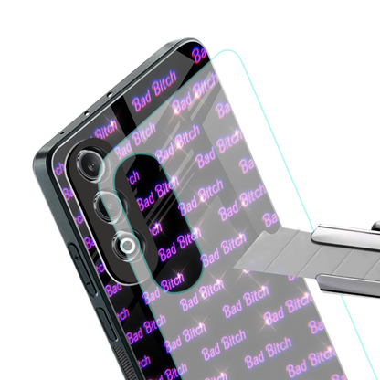 bad bitch back phone cover | glass case for oneplus nord ce 4