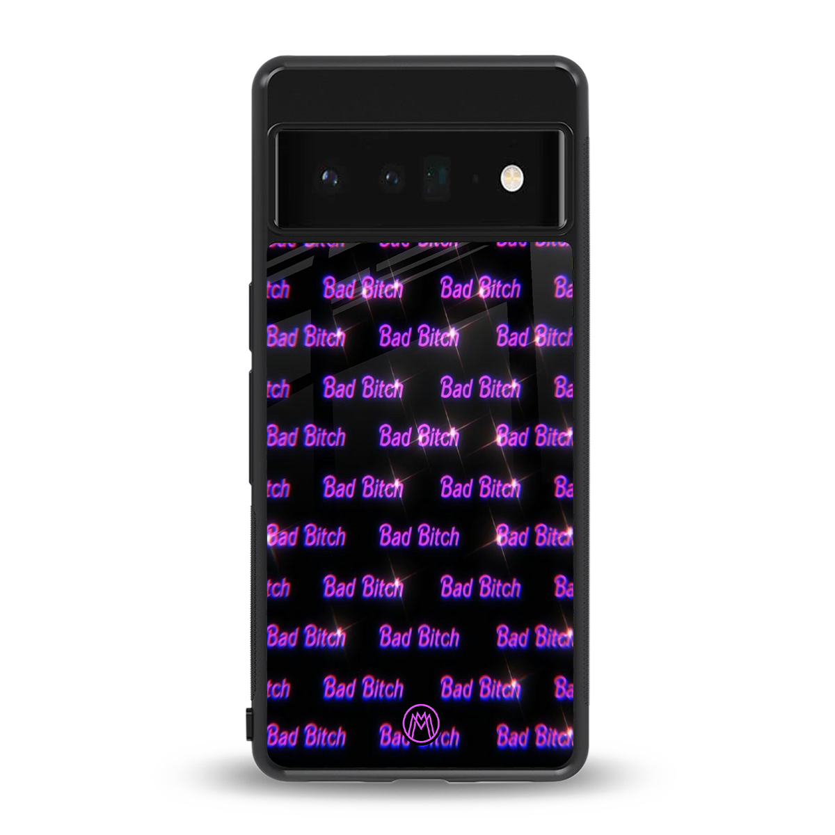 bad bitch back phone cover | glass case for google pixel 6 pro