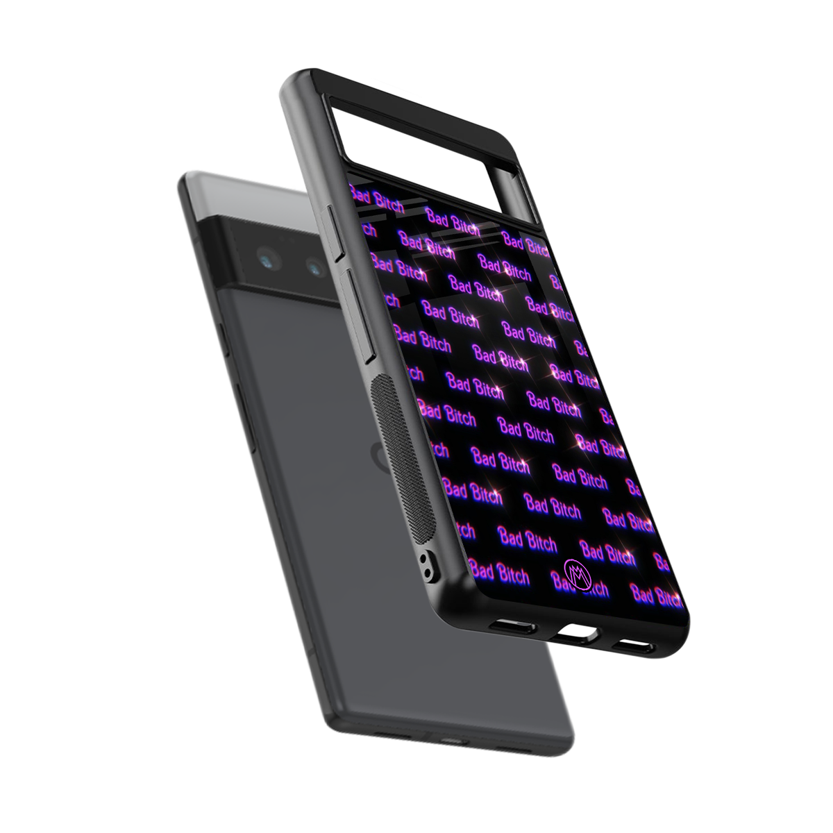 bad bitch back phone cover | glass case for google pixel 6 pro