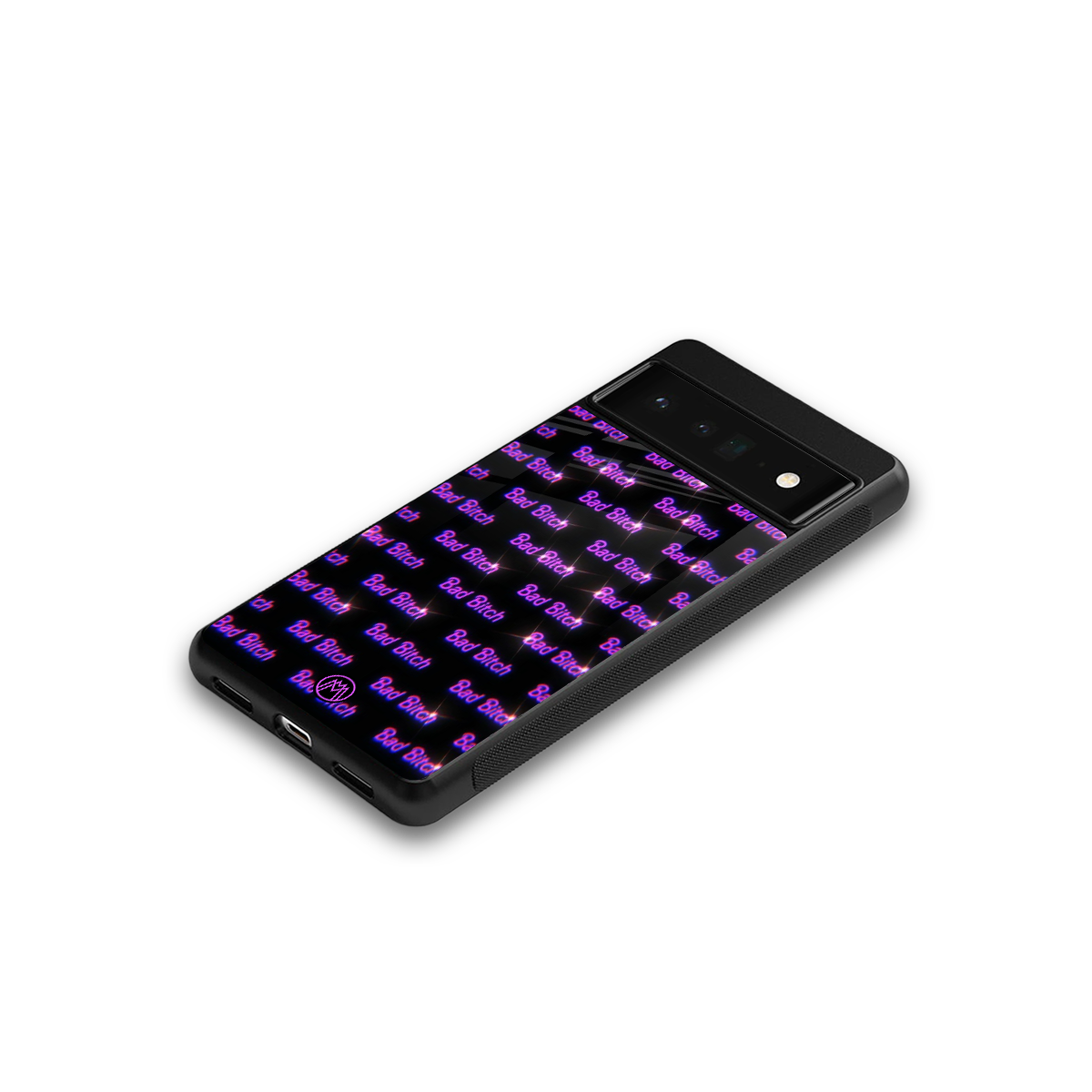 bad bitch back phone cover | glass case for google pixel 6 pro