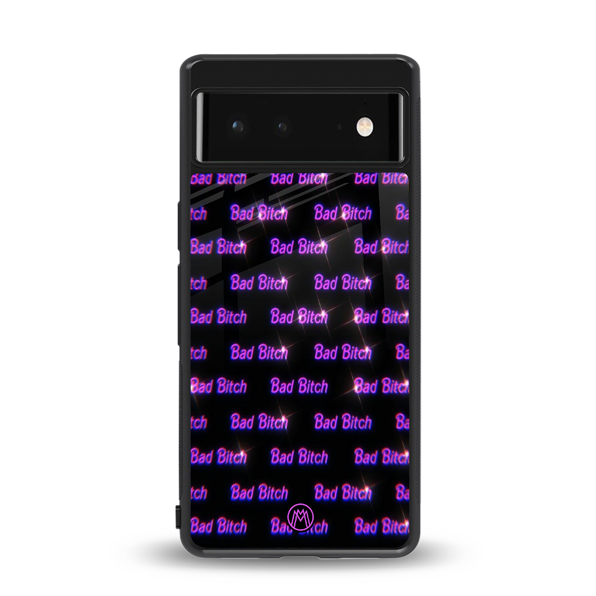 bad bitch back phone cover | glass case for google pixel 6