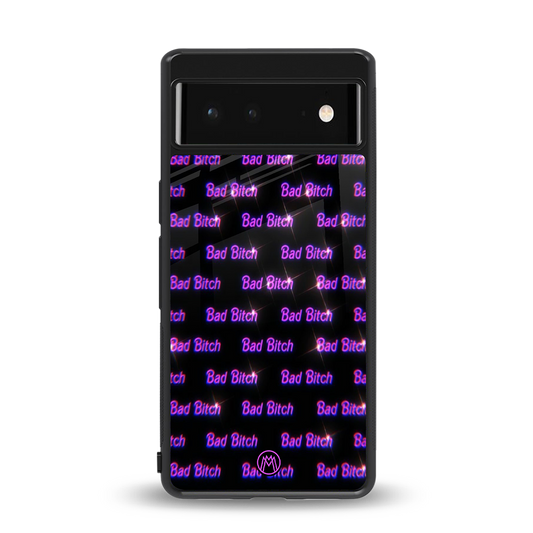 bad bitch back phone cover | glass case for Google Pixel 6A