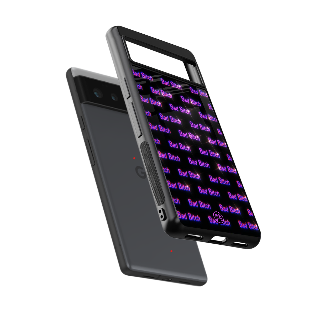 bad bitch back phone cover | glass case for google pixel 6