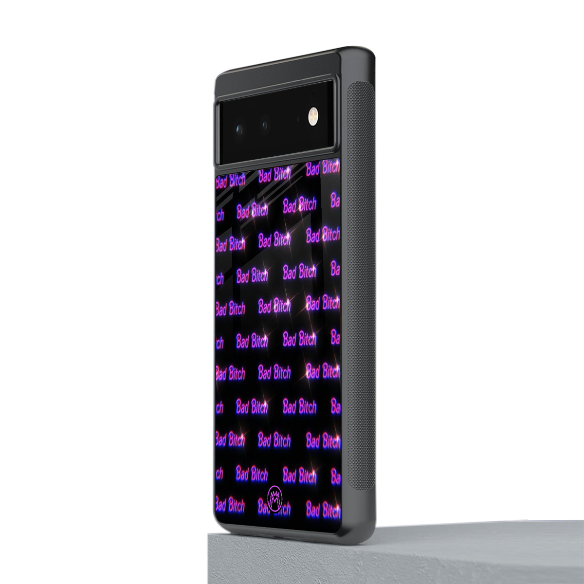 bad bitch back phone cover | glass case for google pixel 6