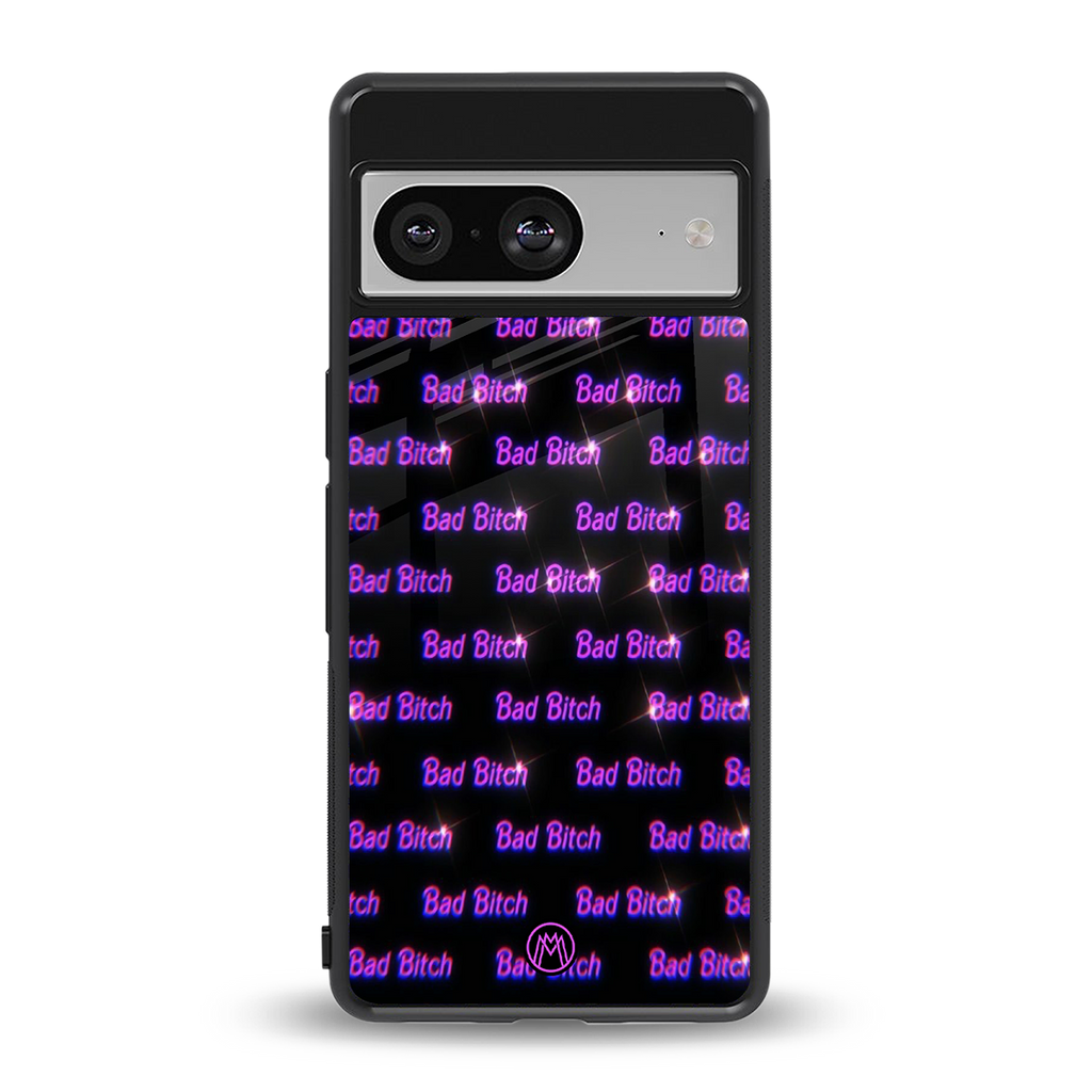 bad bitch back phone cover | glass case for Google Pixel 8