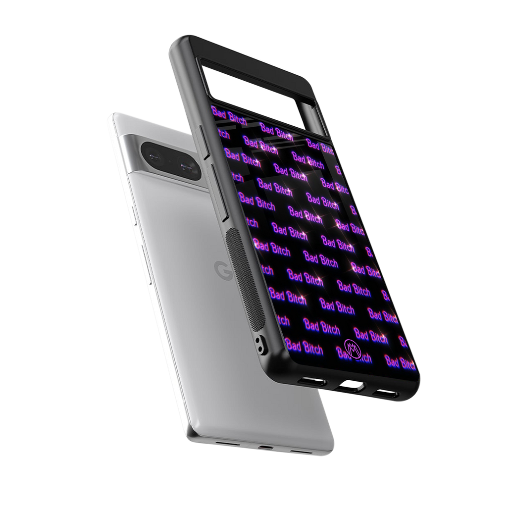 bad bitch back phone cover | glass case for Google Pixel 8