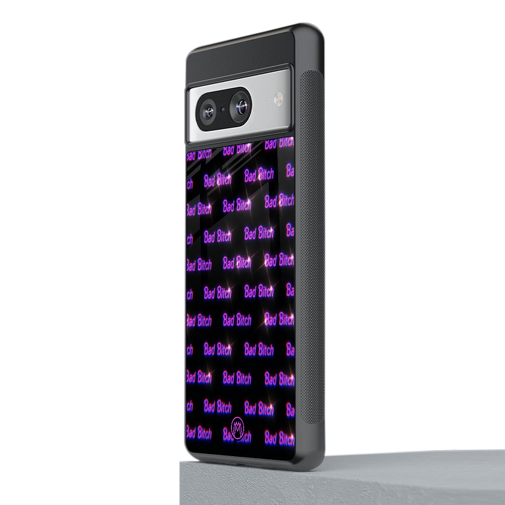 bad bitch back phone cover | glass case for Google Pixel 8