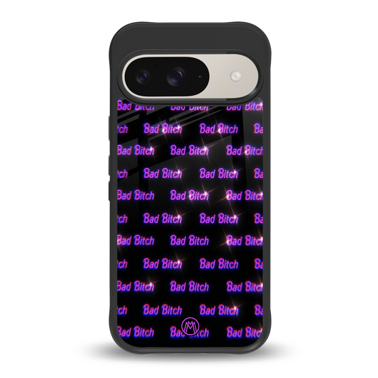 bad bitch back phone cover | glass case for google pixel 9