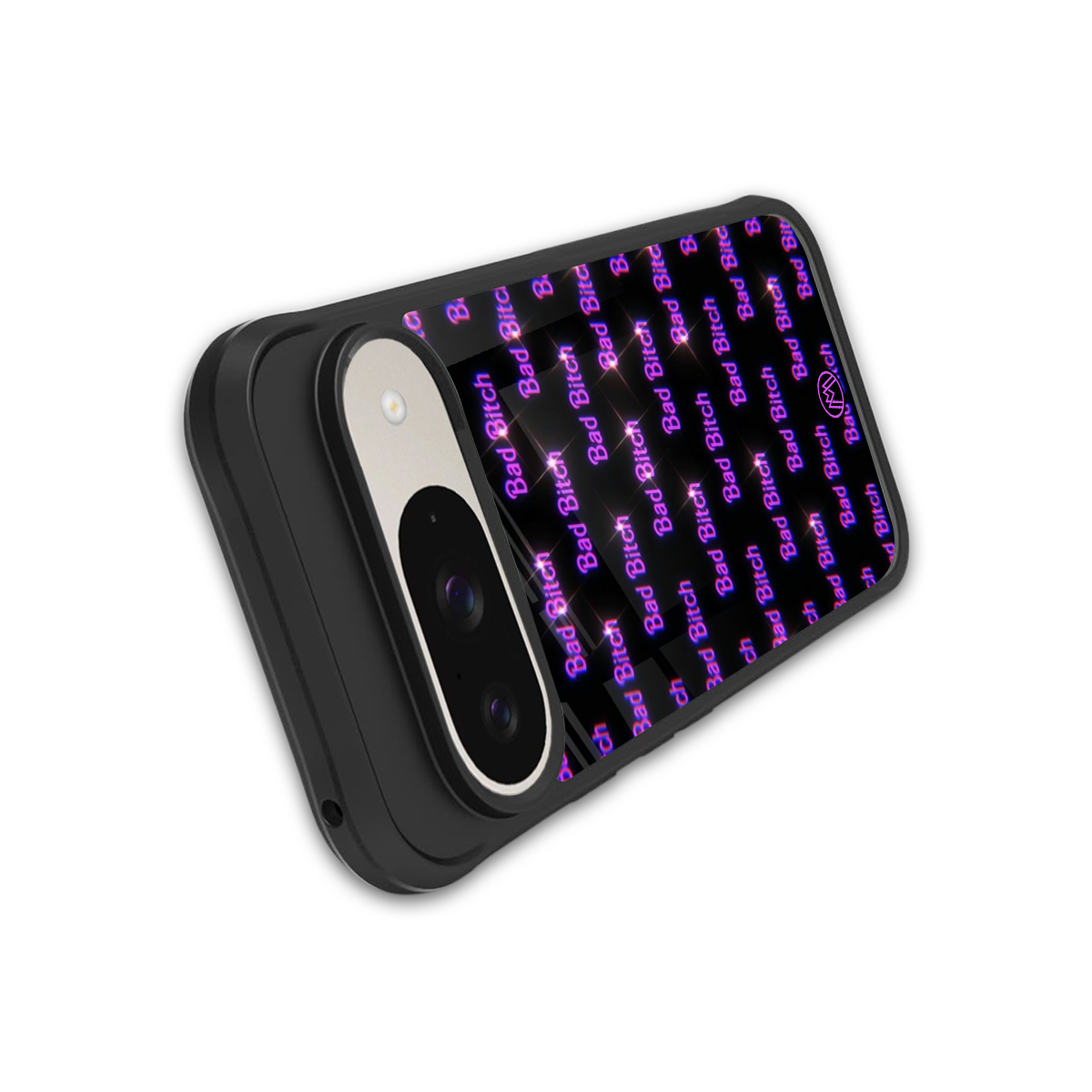 bad bitch back phone cover | glass case for google pixel 9
