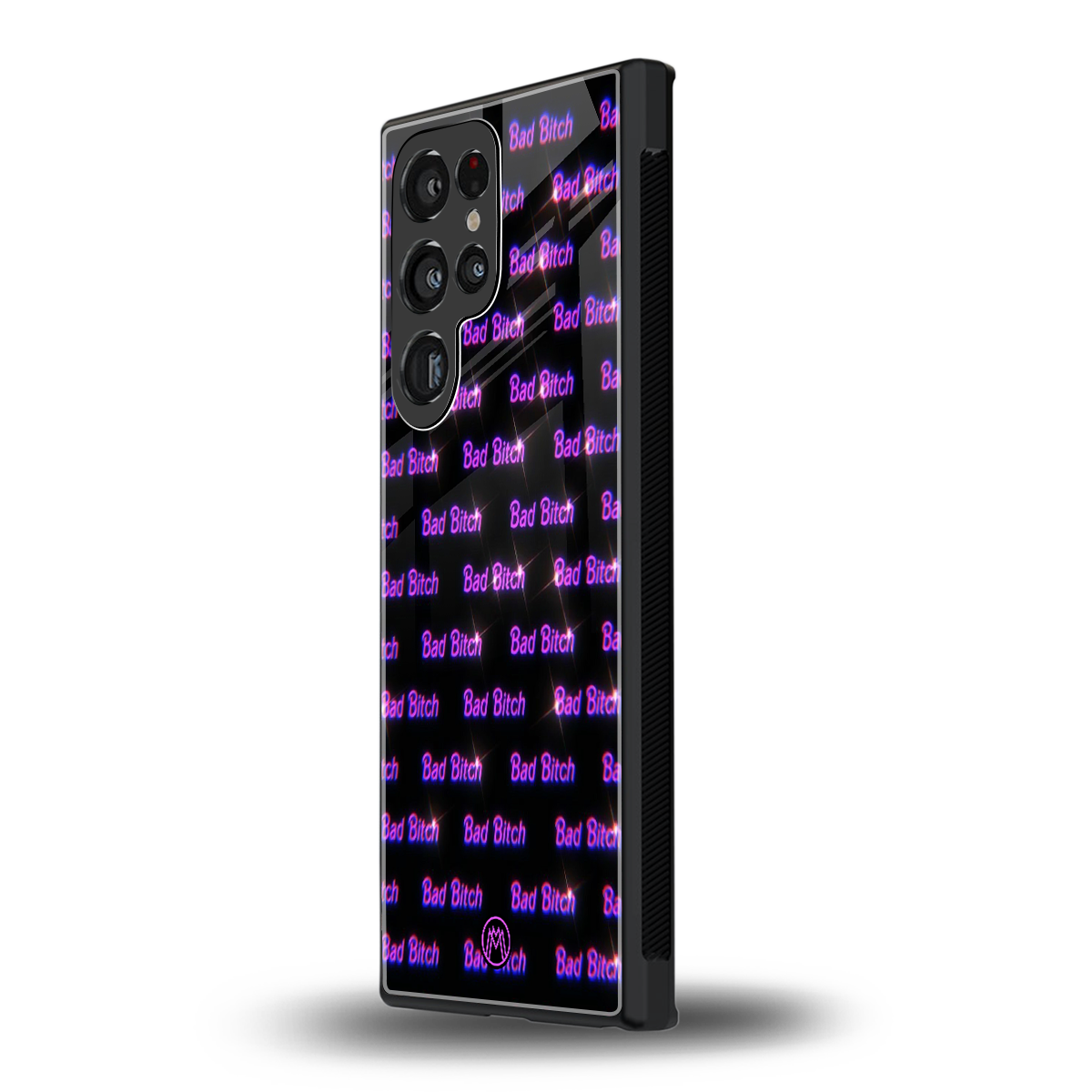 bad bitch back phone cover | glass case for samsung galaxy s24 ultra