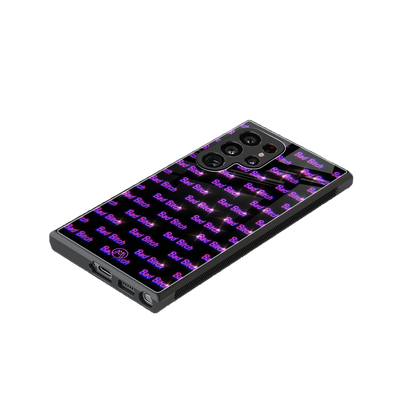bad bitch back phone cover | glass case for samsung galaxy s24 ultra