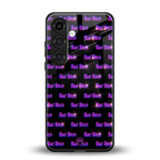 bad bitch back phone cover | glass case for samsung galaxy s25 plus