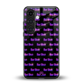 bad bitch back phone cover | glass case for samsung galaxy s24 plus
