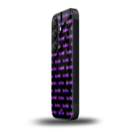bad bitch back phone cover | glass case for samsung galaxy s24 fe