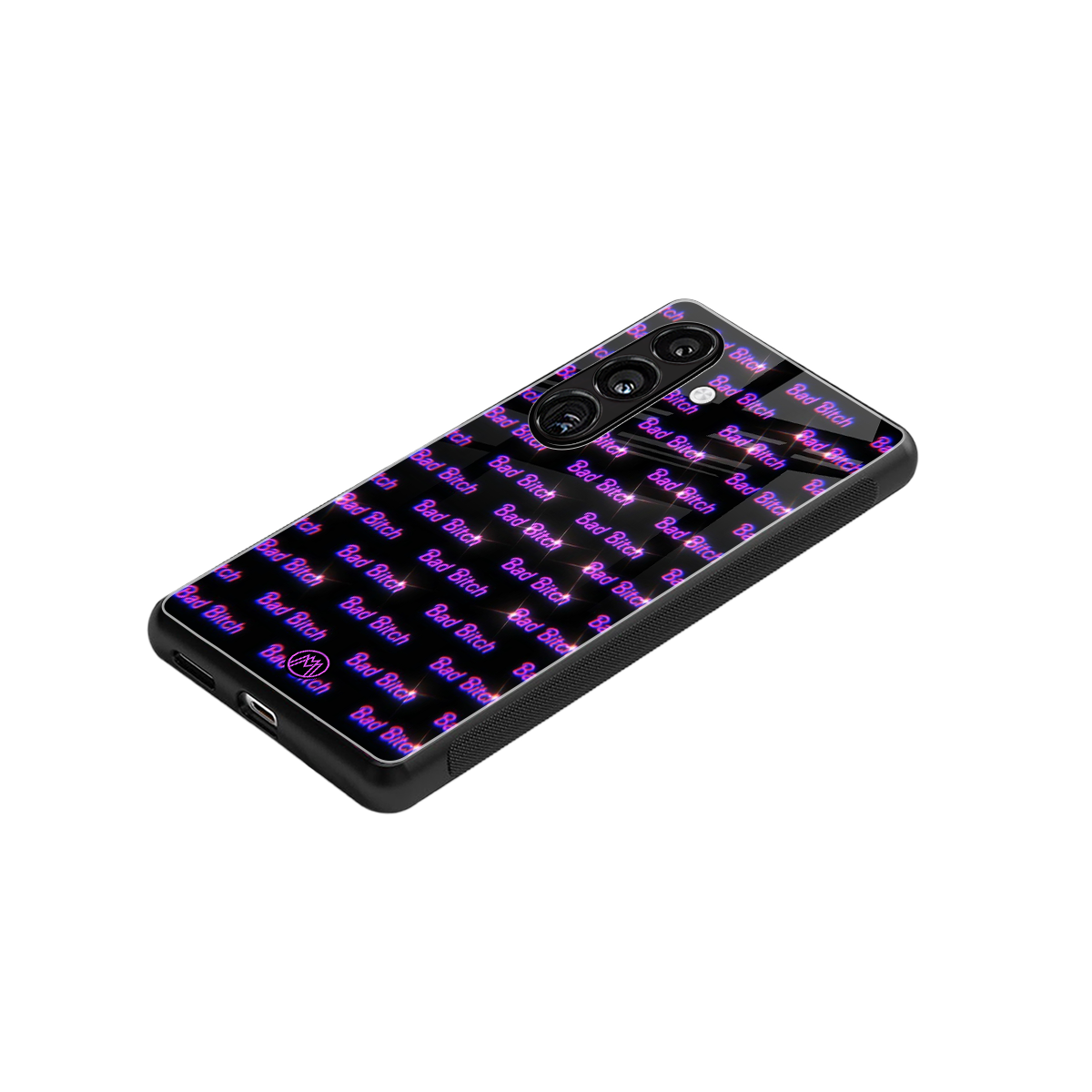 bad bitch back phone cover | glass case for samsung galaxy s24 fe