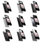 Durable Glass Back Mobile Case for iPhone, Samsung, OnePlus, Google Pixel, Redmi, Vivo, Oppo
