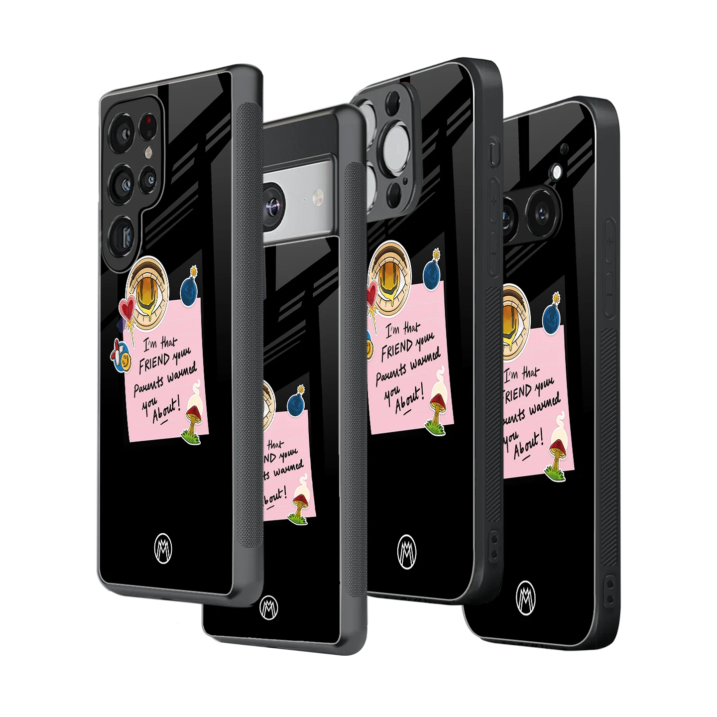 Stylish Glass Back Case for All Smartphones iPhone, Samsung, OnePlus, Pixel, Redmi, Oppo, Vivo, Motorola
