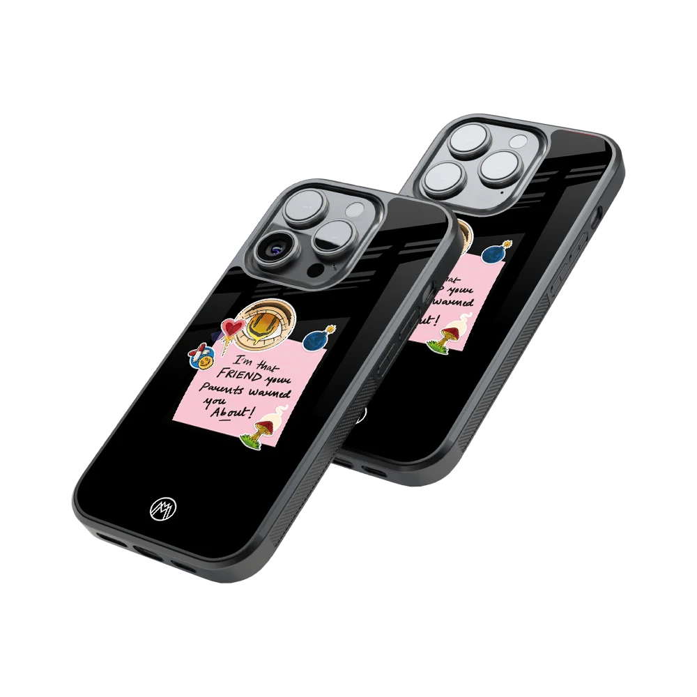 Protective Glass Back Phone Case Compatible with iPhone, Samsung, OnePlus, Pixel & More