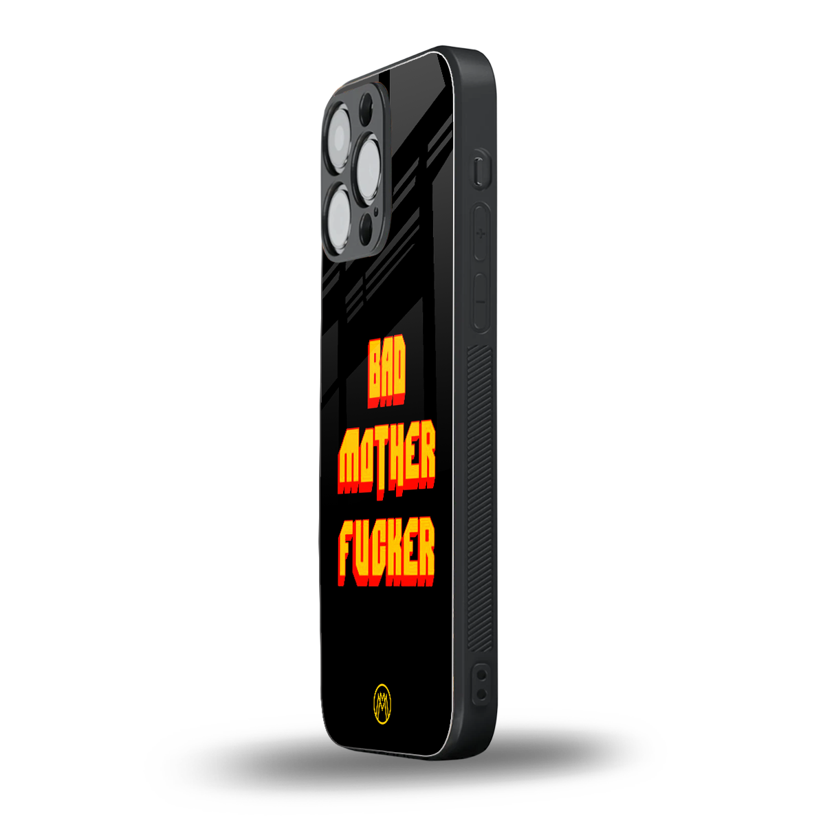 bad motherfcker back phone cover | glass case for iphone 13 pro max