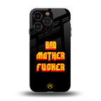 bad motherfcker back phone cover | glass case for iphone 13 pro