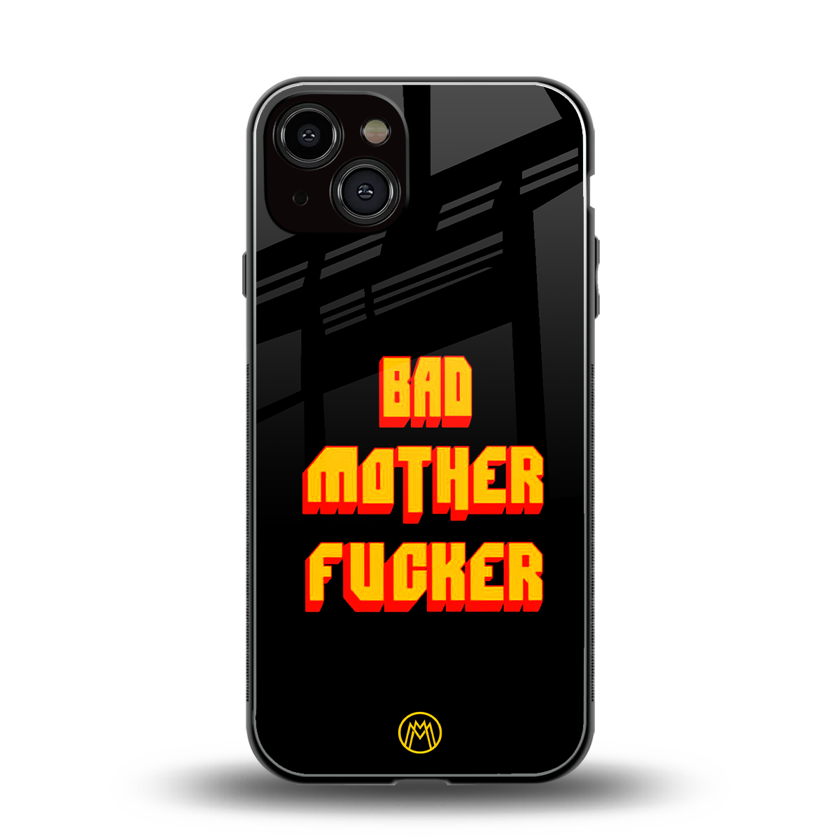 bad motherfcker back phone cover | glass case for iphone 13