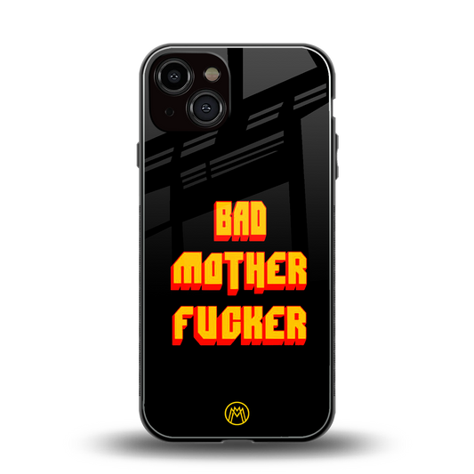bad motherfcker back phone cover | glass case for iphone 13