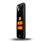 bad motherfcker back phone cover | glass case for iphone 14 plus