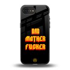 bad motherfcker back phone cover | glass case for iphone 16e