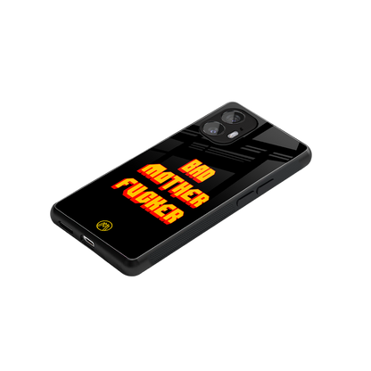 bad motherfcker back phone cover | glass case for nothing phone 2