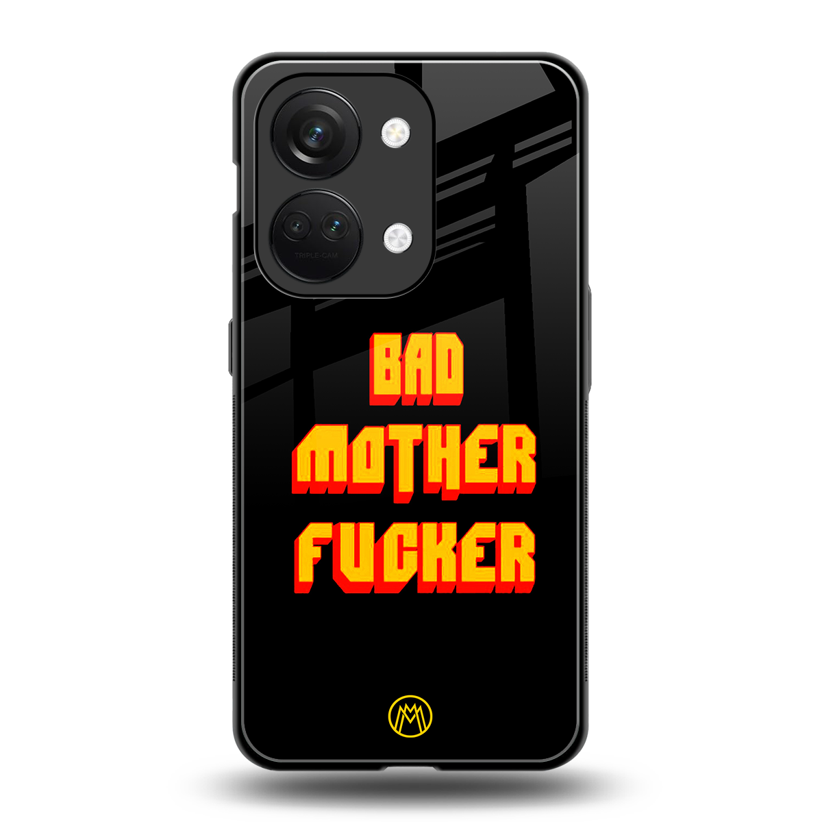 bad motherfcker back phone cover | glass case for oneplus nord 3