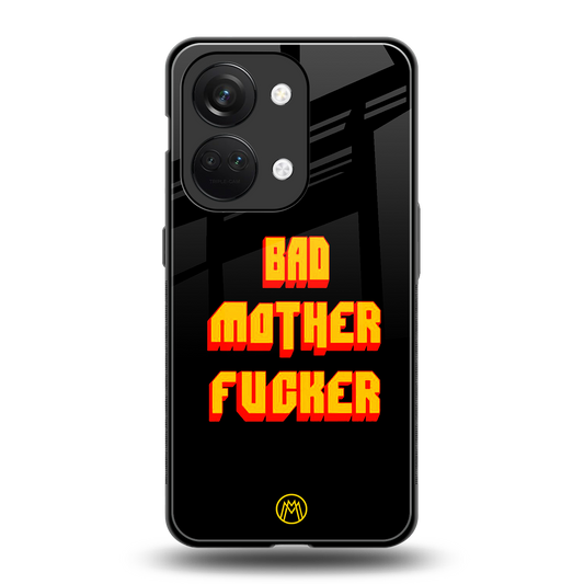 bad motherfcker back phone cover | glass case for oneplus nord 3