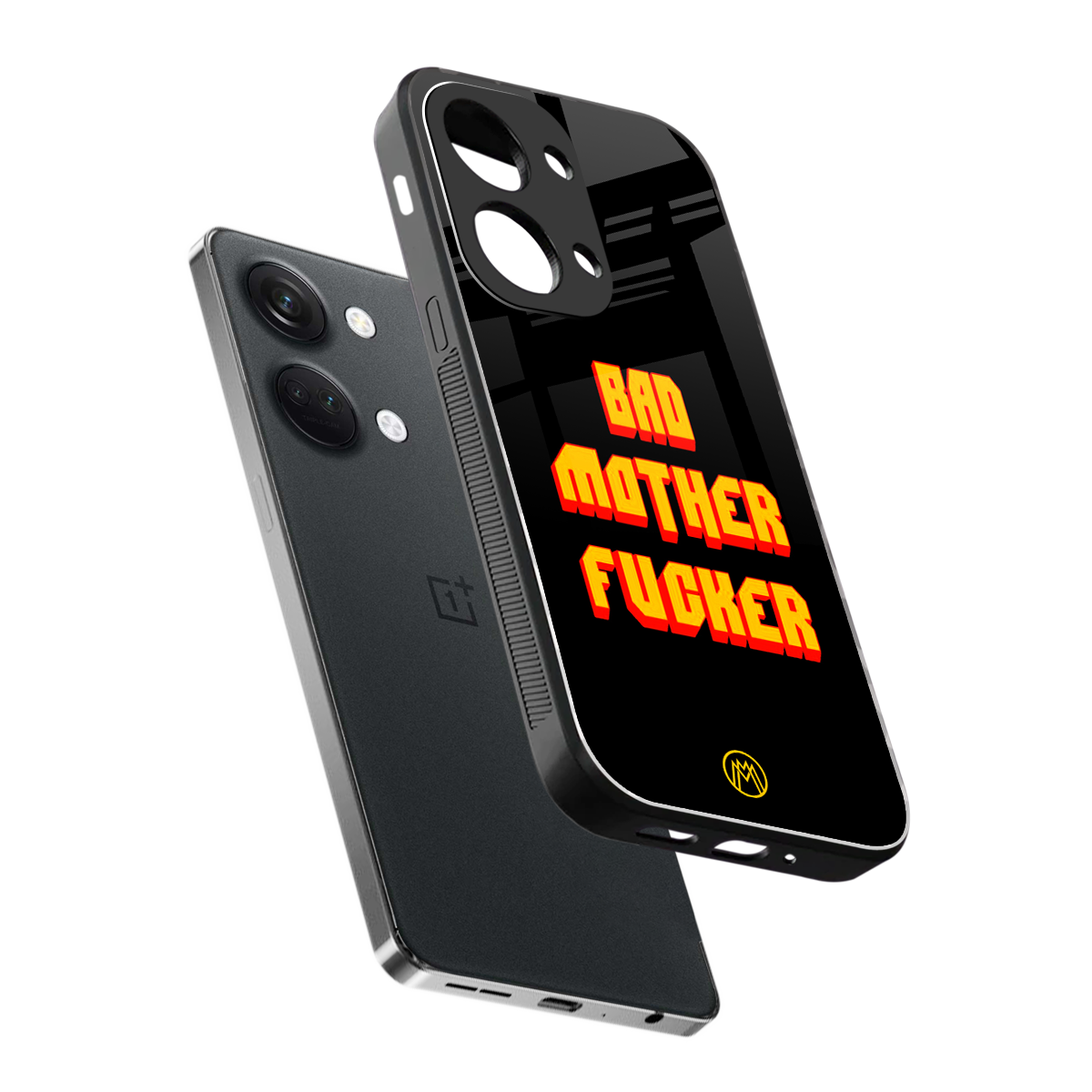 bad motherfcker back phone cover | glass case for oneplus nord 3