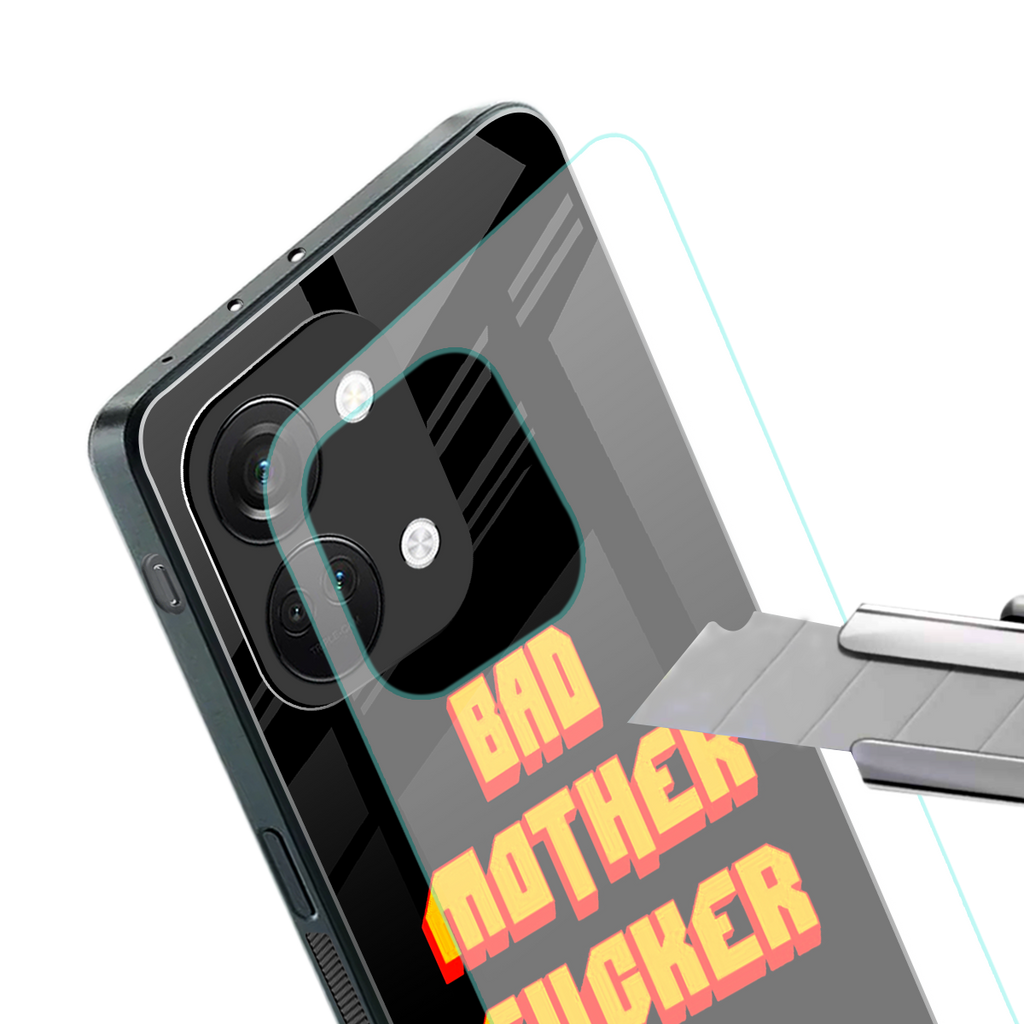 bad motherfcker back phone cover | glass case for oneplus nord 3
