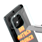 bad motherfcker back phone cover | glass case for oneplus nord 3